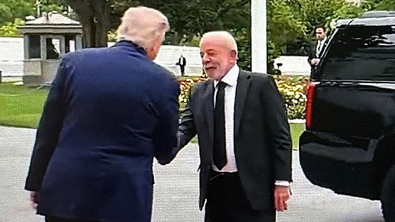 Lula entra y sale a escondidas de la Casa Blanca en un encuentro de alto voltaje