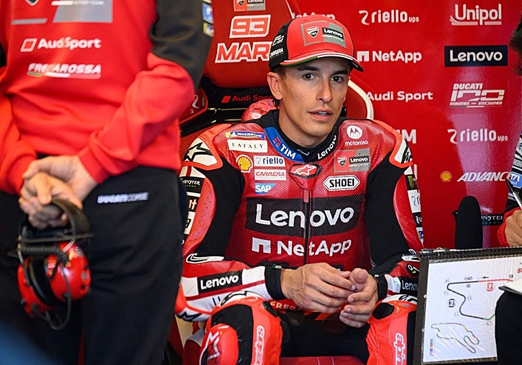 Honda manda en Le Mans y Marc Márquez se mete en un lío