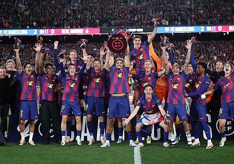 El Barça, campeón ante un Madrid en demolición