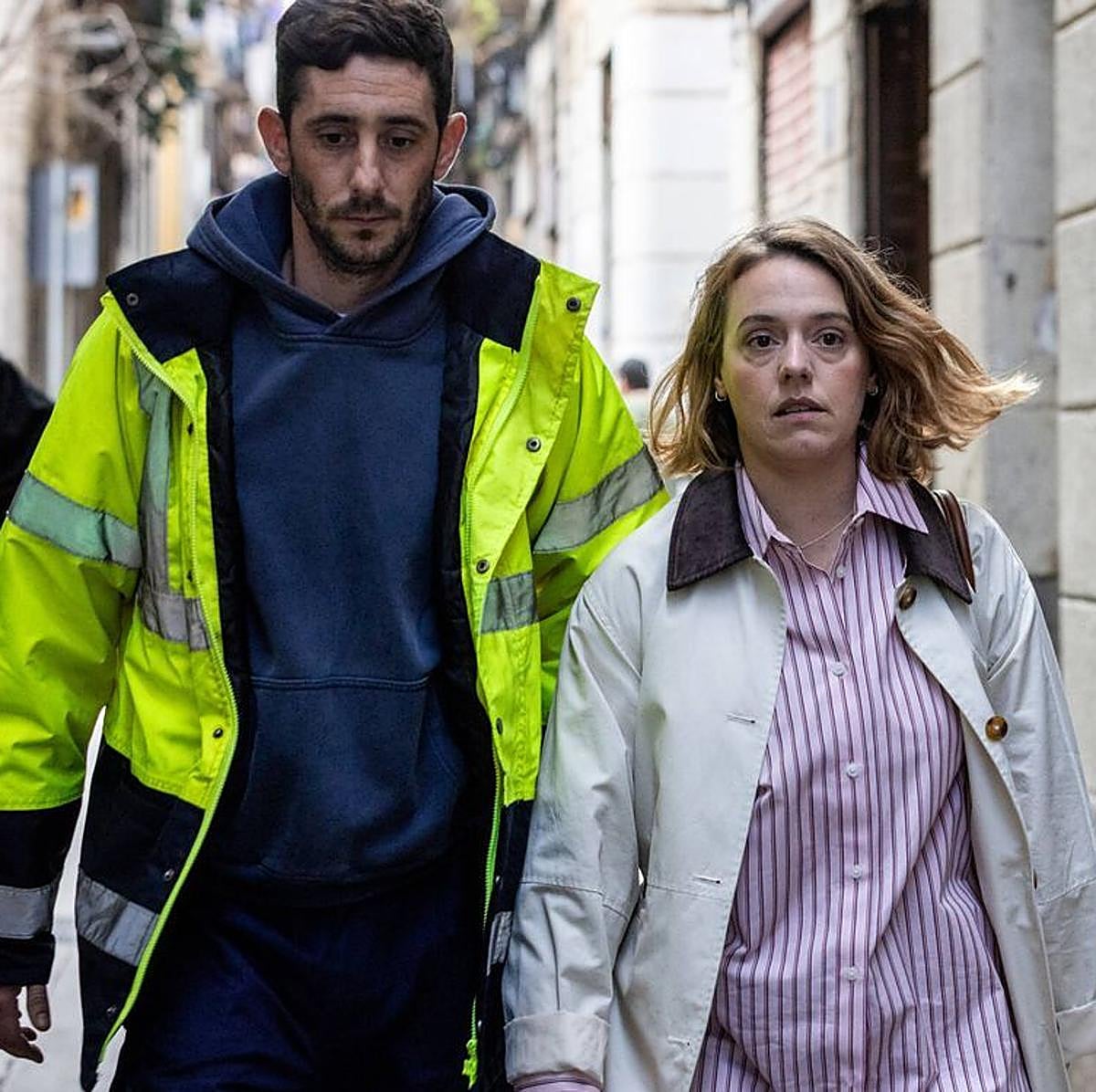 Enric Auquer y María Rodríguez Soto en 'Ravalear'.