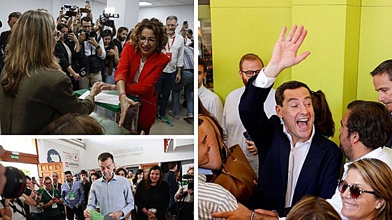 La participación alcanza el 52% en Andalucía a las 18 horas, 7,5 puntos más que en 2022