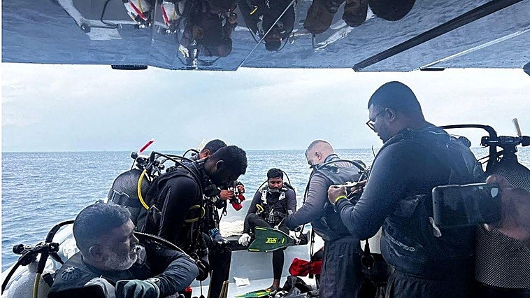 Localizados los cadáveres de los cuatro submarinistas italianos desaparecidos en las Maldivas