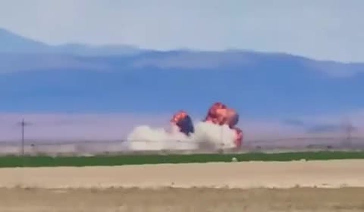 Colisión en una exhibición aérea en Idaho