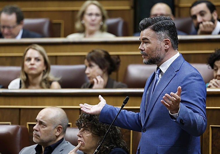 Rufián: «Quiero mucho a Zapatero, pero tengo ojos en la cara»