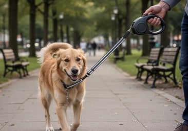 Las mejores correas extensibles para perros en ciudad y parque