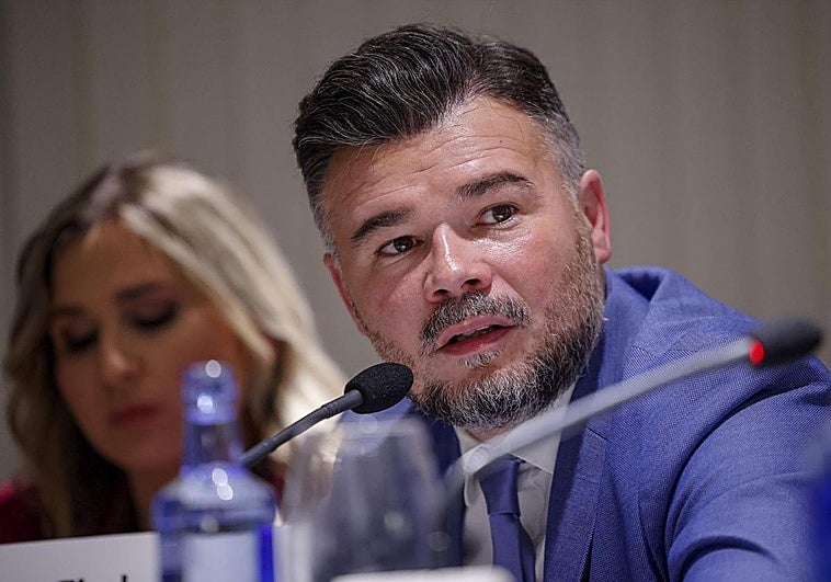 Rufián asegura que está «dispuesto» a presentarse a las generales liderando un nuevo espacio de izquierdas