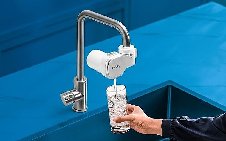 Filtro de agua Ontap Philips: olvídate del cloro y ahorra con agua pura
