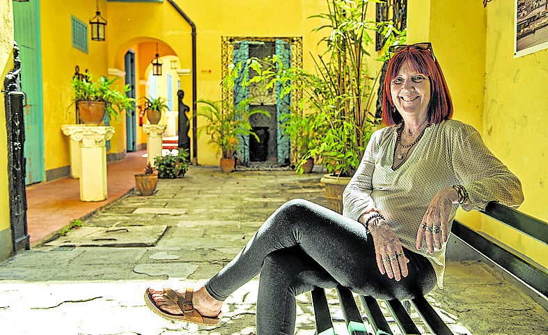 Patricia Rodríguez posa en la sede de La Oficina del Historiador.