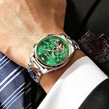 Si te gusta la relojería, no te pierdas estos relojes con esfera verde bosque