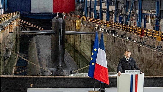 El paraguas nuclear francés se abre para proteger a toda Europa