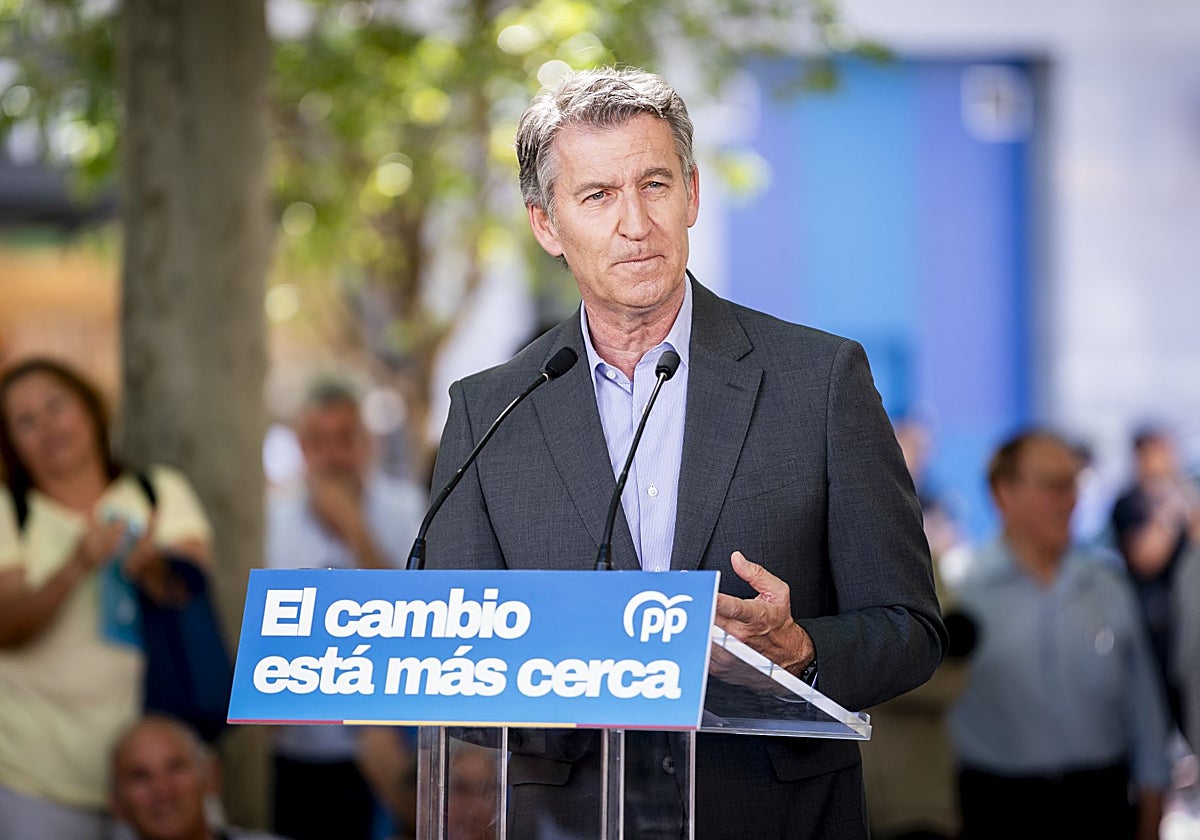 Feijóo urge a PNV y Junts a «buscar una solución»: «184 diputados pedimos elecciones»
