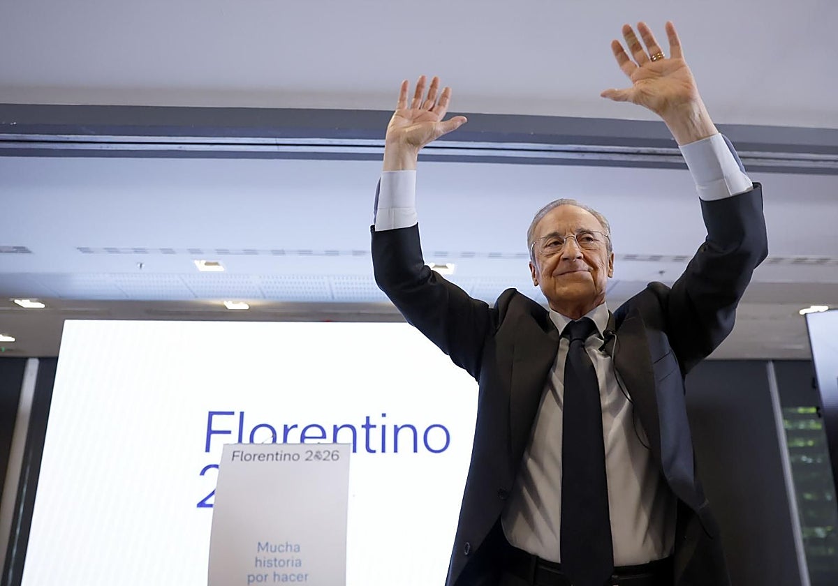 Florentino Pérez gana las elecciones a la presidencia del Real Madrid
