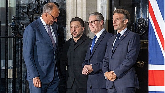 Alemania, el Reino Unido y Francia fijan las bases para hablar con Putin