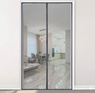 Esta mosquitera magnética para puerta es perfecta para evitar insectos y se instala sin taladro