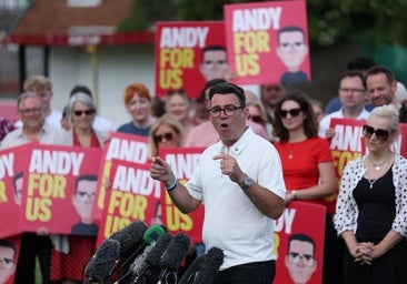 El laborista Andy Burnham gana el escaño que le permite desafiar a Starmer por el cargo de primer ministro