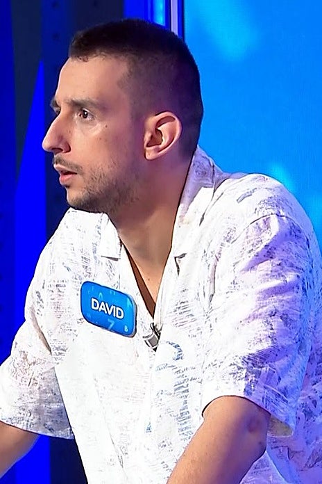 David, en 'AlaZ', la sección final de 'Pasapalabra'.