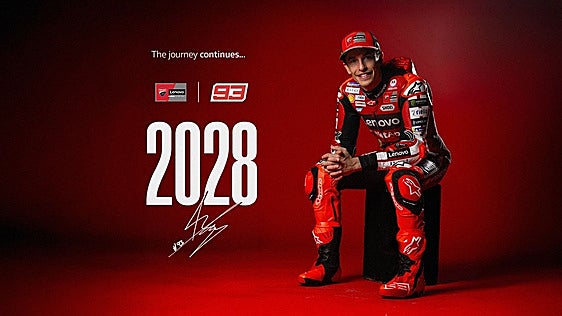 Marc Márquez renueva con Ducati hasta 2028