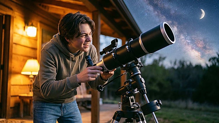 Los mejores telescopios refractores para empezar a observar la luna y todas sus fases