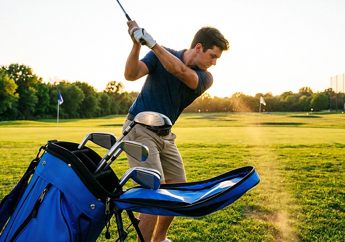 Si quieres iniciarte en el mundo del golf, no te pierdas estos juegos de palos y otros accesorios