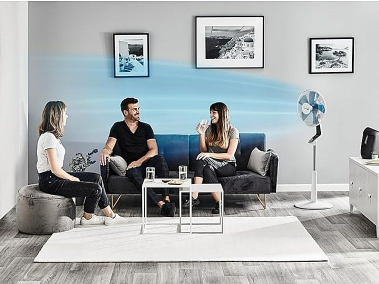 Combate las olas de calor del verano con el ventilador Rowenta Turbo Silence que es silencioso y enfría rápido