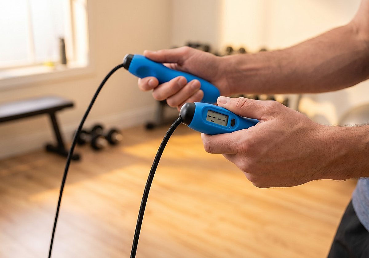 Las mejores combas de salto con contador para practicar cardio en casa