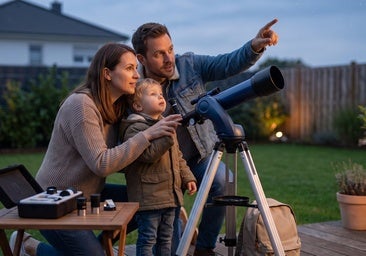 Inicia a los peques en el mundo de la astronomía con el telescopio Bresser Junior 70/400