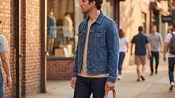 Apuesta por el estilo de entretiempo que nunca pasa de moda con esta chaqueta vaquera Levi's