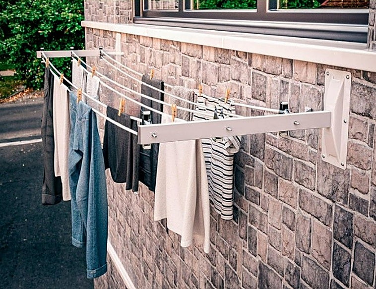 Los mejores tendederos de pared extensibles para espacios pequeños