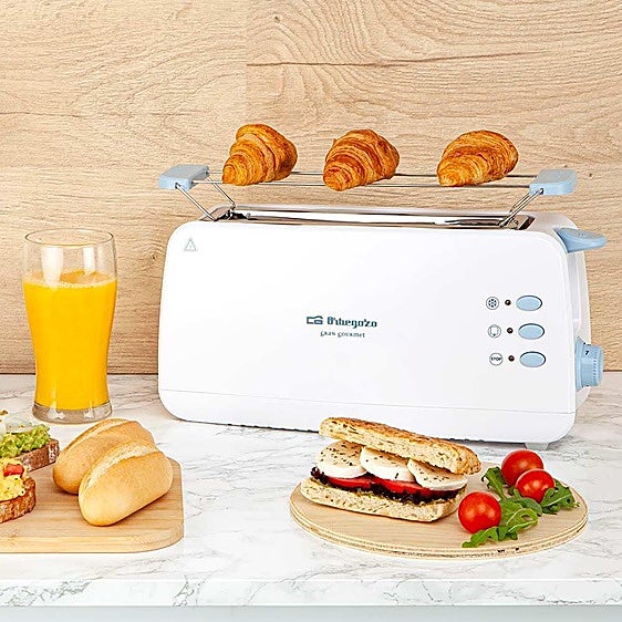 Haz desayunos y cenas más versátiles con la tostadora Orbegozo TO 4012 y su ranura larga