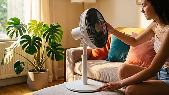 Se acabó pasar calor en casa con estos ventiladores de pie baratos