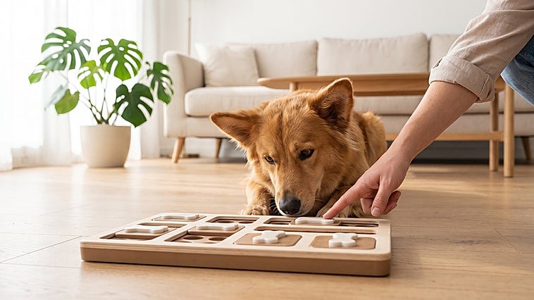 Estimula a tu perro con recompensas con este dispensador de comida interactivo