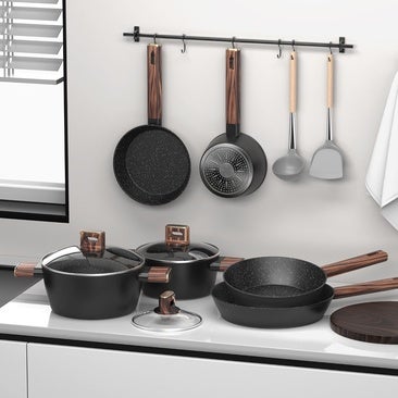 Renueva tu cocina con estos sets de ollas y sartenes de inducción de distintos tamaños
