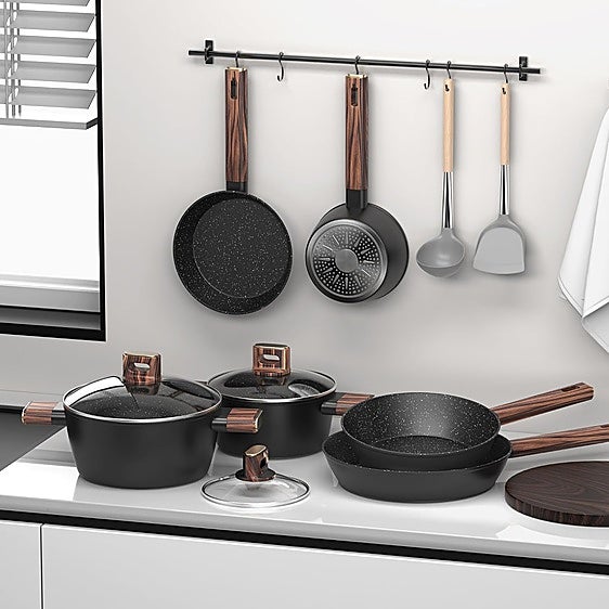Renueva tu cocina con estos sets de ollas y sartenes de inducción de distintos tamaños