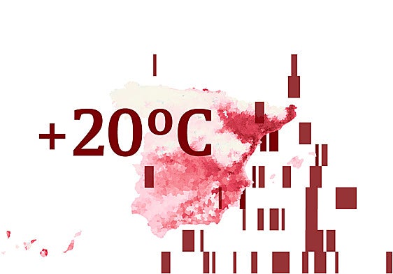 Gráficos de un verano sin tregua por 20 noches tropicales de más: ¿Cuántas ha habido en tu zona?