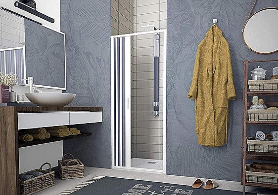 Las mejores mamparas abatibles para baños pequeños y estrechos