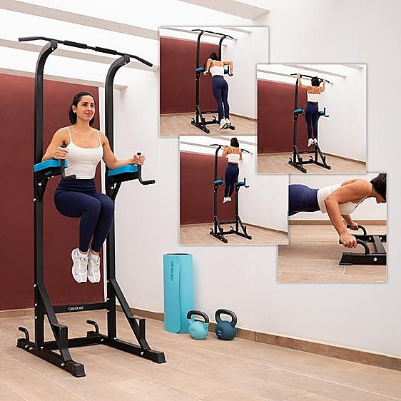 Ahorra espacio y entrena todo el cuerpo con la jaula Cecotec DrumFit PullUps 4000