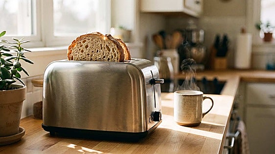 Estas tostadoras de dos ranuras anchas doran pan artesano sin complicaciones
