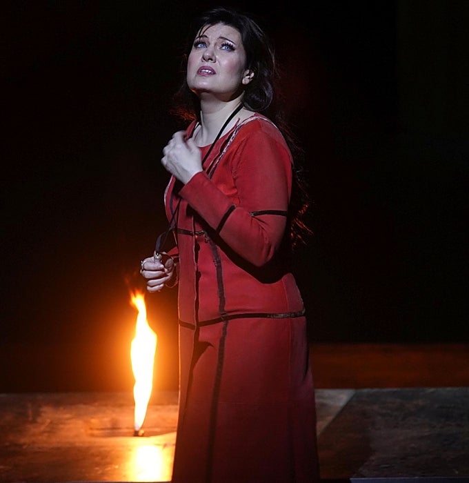 La soprano Marina Rebeka en una escena