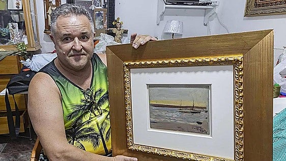 El murciano que salvó el cuadro de Sorolla perdido en Sevilla: «Lo cogí por el marco»