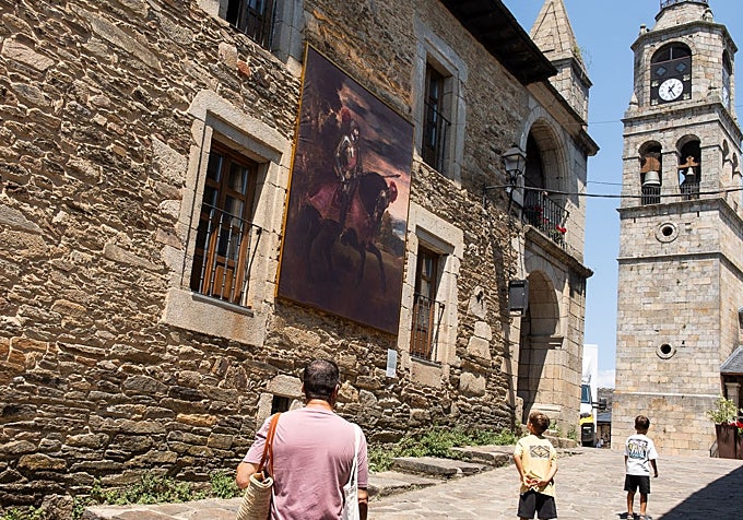 Puebla de Sanabria'da Titian'ın yazdığı 'Mühlberg Muharebesinde Charles V'.