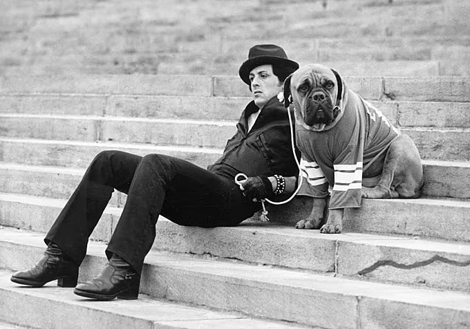 Sylvester Stallone en la época de 'Rocky'.