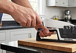 Recupera el filo de tus cuchillos en minutos con el afilador SHARPAL 104N 5 en 1
