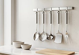 Todo a mano y ordenado en la cocina con el set de utensilios WMF de 6 piezas
