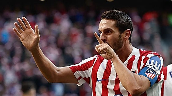 Koke agranda su leyenda en el Atlético