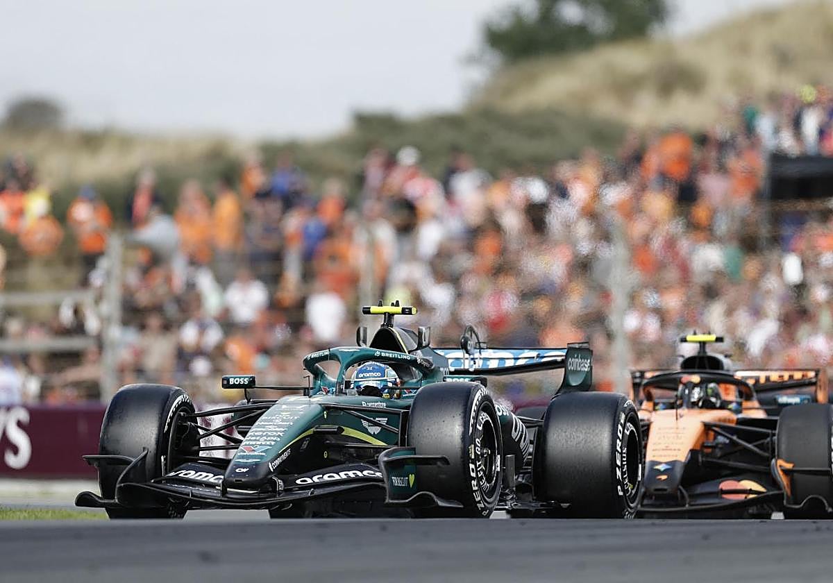 Fernando Alonso, durante el GP de Países Bajos.