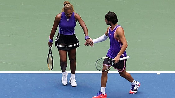 Alcaraz y Serena, eliminados del dobles mixto