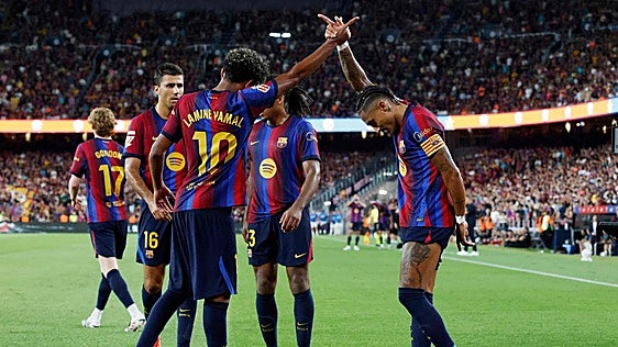El Barça firma otra manita ante el Rayo