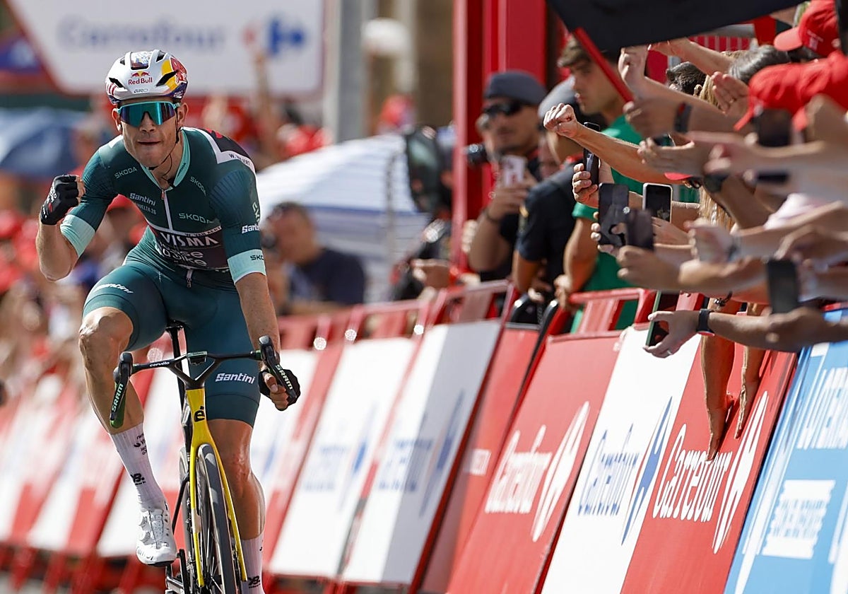 Van Aert extrae el caviar de La Vuelta