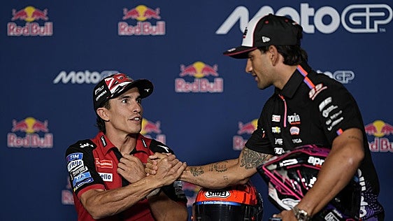 Lucha de gigantes en Misano