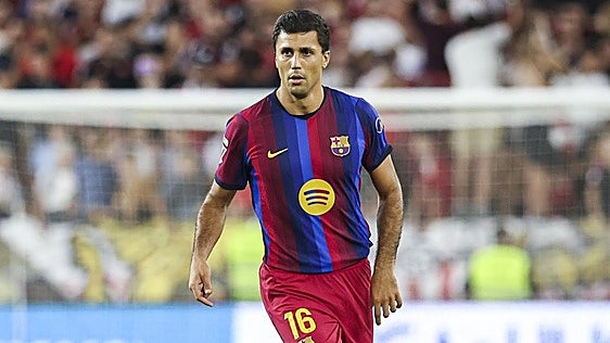 Rodri cae de pie en el Barça